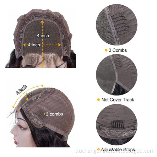 Uniky Bob Wig Full Machine Made Wig Water Wave Human Hair Wigs Cuticle Aligned Hair Vendors